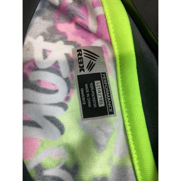 RBX Girls Performance Sweat No Tears Black Shirt Multi-Color Size L (14/16) - Picture 5 of 5